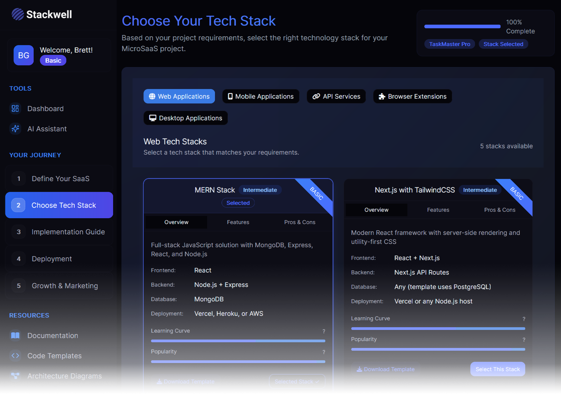Stackwell - Build, Launch & Scale Micro-SaaS Products